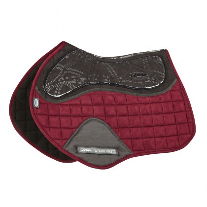 Weatherbeeta Ultra Grip Jump Saddle Pad Burgundy