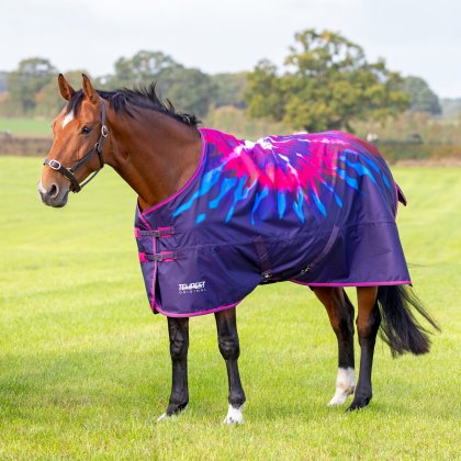 Shires Tempest Original Lite Turnout Rug Pink Tie 