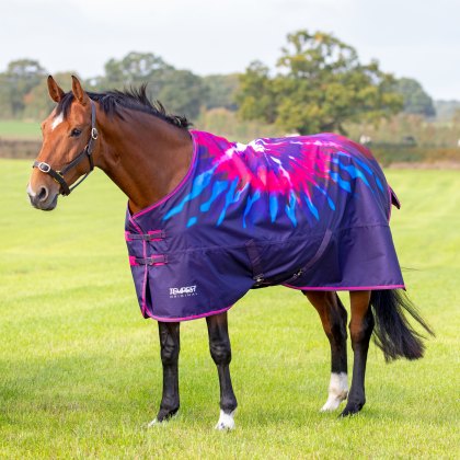 Shires Tempest Original 200 Turnout Rug Pink Tie Dye