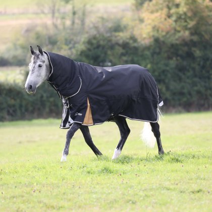 Shires Highlander Plus 200 Combo Turnout Rug Black 