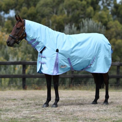 Weatherbeeta ComFitec Classic Combo Lite Light Blue Turnout Rug