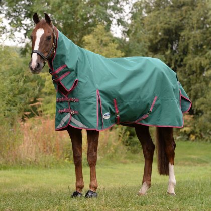 Weatherbeeta ComFitec Plus Dynamic II Combo Neck Lite Green Turnout Rug