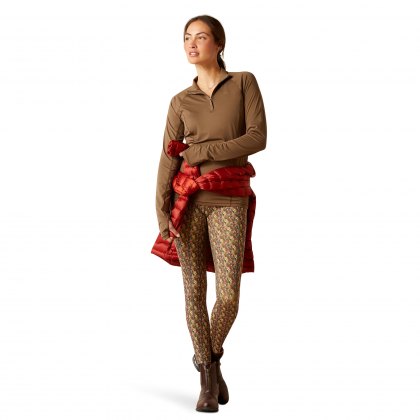 Ariat Ladies Lowell 2.0 1/4 Zip Baselayer Canteen