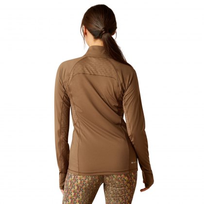 Ariat Ladies Lowell 2.0 1/4 Zip Baselayer Canteen