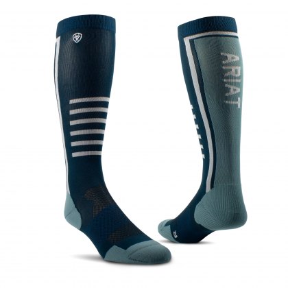 Ariat Slimline Performance Socks Reflecting Pond