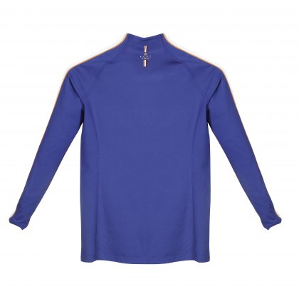 Aubrion Team Long Sleeve Baselayer Blue - Young Rider