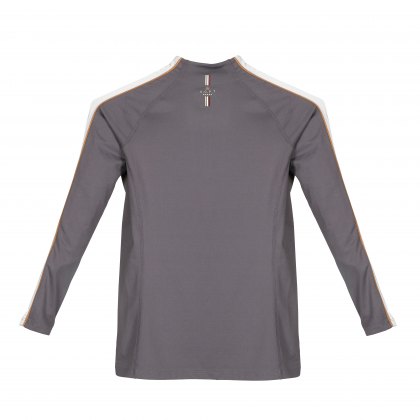 Aubrion Team Long Sleeve Baselayer Grey - Young Rider