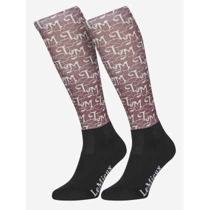 LeMieux Footsie Socks Orchid