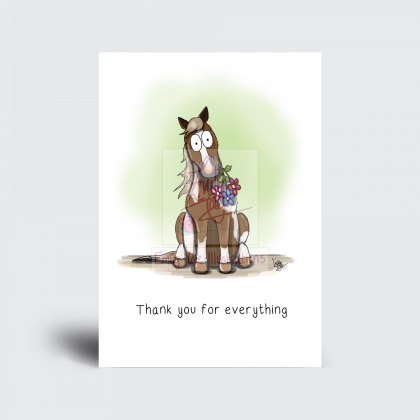 Emily Cole Thank You For Everything Greeting Card