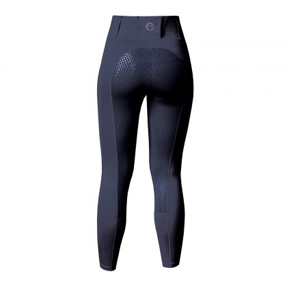 Equetech Aqua-Shield Winter Navy Riding Tights