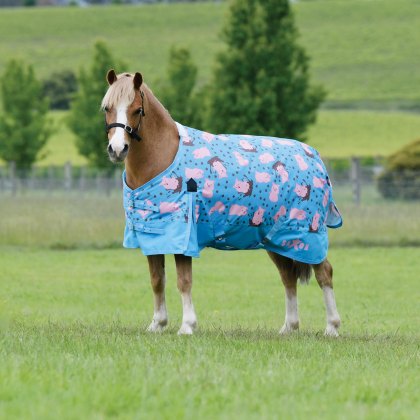 Saxon 600D Pony Standard Pig Print Turnout Rug  