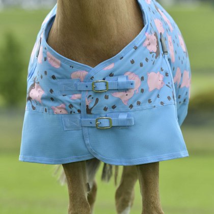 Saxon 600D Pony Standard Pig Print Turnout Rug  