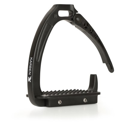 Karben Ultra Grip Stirrup Irons Black