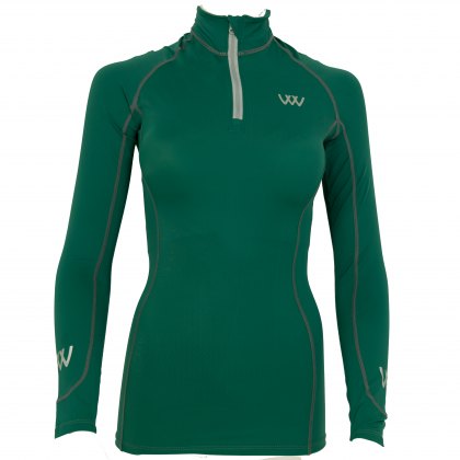 Woof Wear Performance Riding Shirt British Racing Green