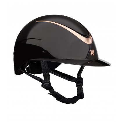 Karben Alina Ellipse Riding Hat Black/Rose Gold