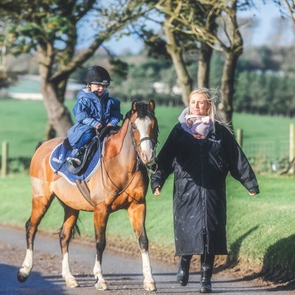 Equidry All Rounder Jacket with Fleece Hood  Black/Grey 