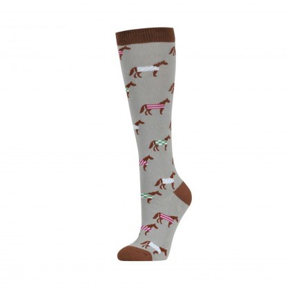 Dublin Single Pack Socks Horses