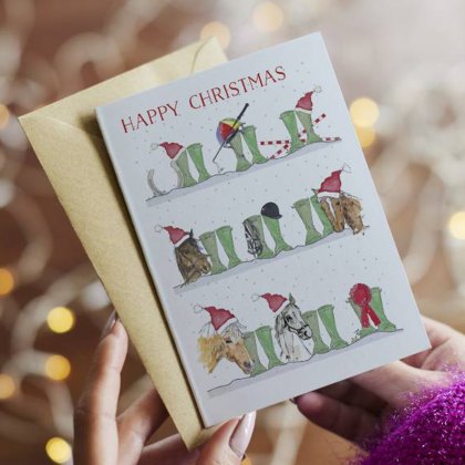 Horse Lovers Pack Of Christmas Cards