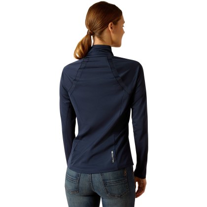Ariat Womens SunStopper 3.0 1/4 Zip Baselayer Navy