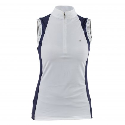 Aubrion Newbel Sleeveless Shirt - Young Rider Navy