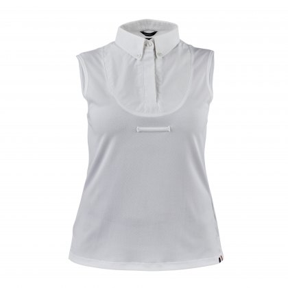 Aubrion Sleeveless Tie Shirt White