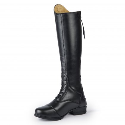 Moretta Luisa Synthetic Riding Boots Black