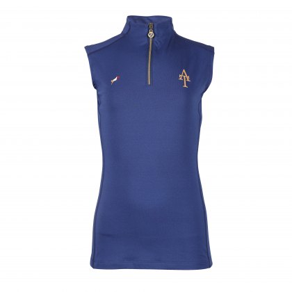Aubrion Team Sleeveless Base Layer - Young Rider Navy