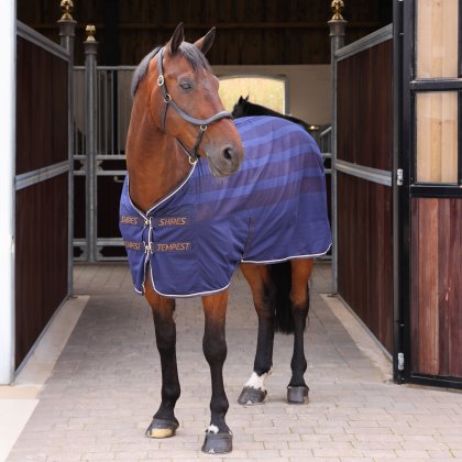 Shires Tempest Original Scrim Cooler Rug Ink 