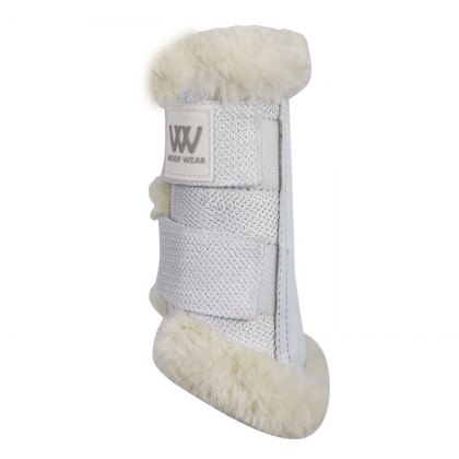 Woof Wear Vision Elegance Sheepskin Brushing Boot White