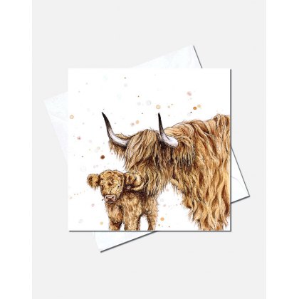 Eleanor Tomlinson Highland Kiss Greeting Card