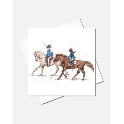 Eleanor Tomlinson Pony Club Greeting Card 