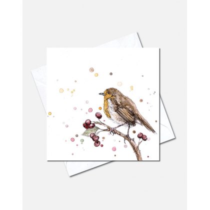 Eleanor Tomlinson Robin Study Greeting Card 