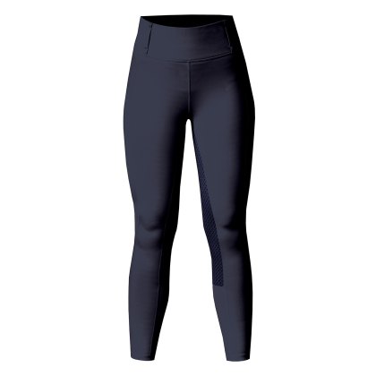 Equetech Luxe Crystal Winter Thermal Riding Tights Navy