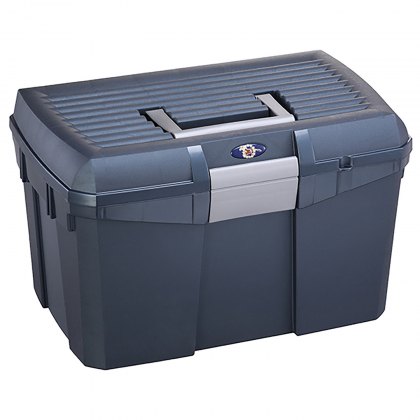 Protack Grooming Box Medium Midnight Blue/Silver
