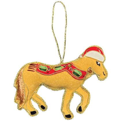 Equetech Christmas Decorations - Dun Horse