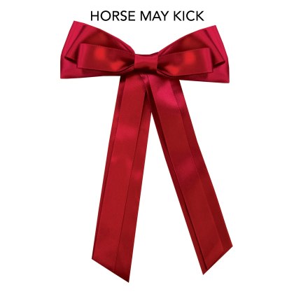 Equetech Horse Competition Warning Tail Ribbons