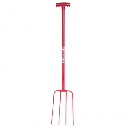 Red Gorilla T Handle Manure Fork