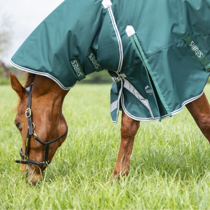 Shires Highlander Original 300 Combo Turnout Rug Green