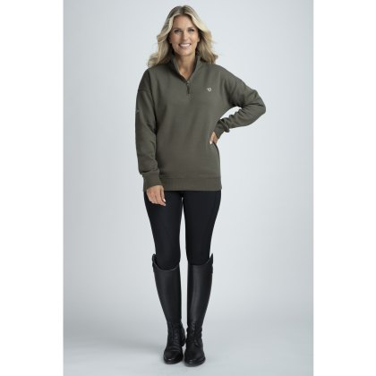 Mochara Half Zip Sweatshirt - Khaki