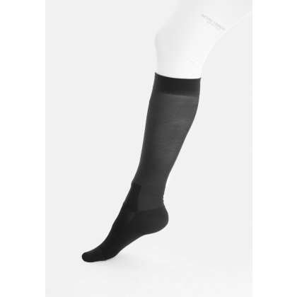 Aztec Diamond Under Boot Socks Black
