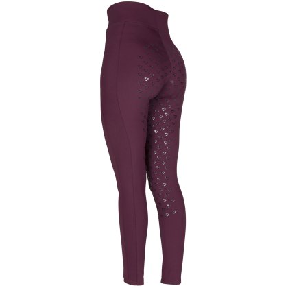 Aubrion Eltar Riding Tights Black Cherry