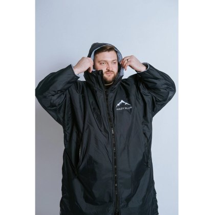 Hazy Blue Adults Padstow Riding All Weather Robe Black