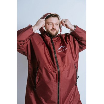 Hazy Blue Adults Padstow Riding All Weather Robe Burgundy