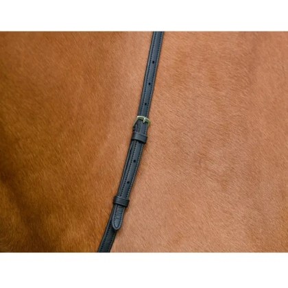 Collegiate Comfitec Opulux Plain Flat Running Martingale Black
