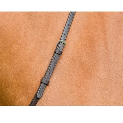 Collegiate Comfitec Opulux Plain Flat Running Martingale Dark Brown