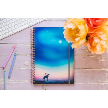 Emily Cole Starry Sky A4 Hardback Notebook