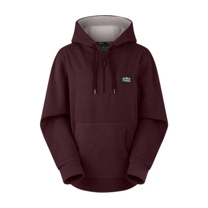 Ridgeline Ladies Ballistic Fleece Hoodie Winter Berry 