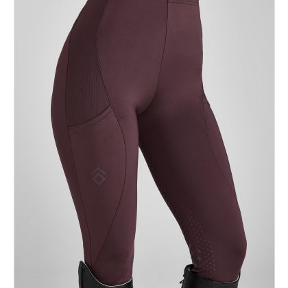 Aztec Diamond Ladies Core Leggings Deep Mauve