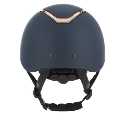 Charles Owen Kylo Riding Hat Navy Matte/Rose Gold
