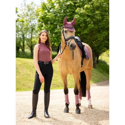 LeMieux Maria Mesh Sleeveless Baselayer Rosewood